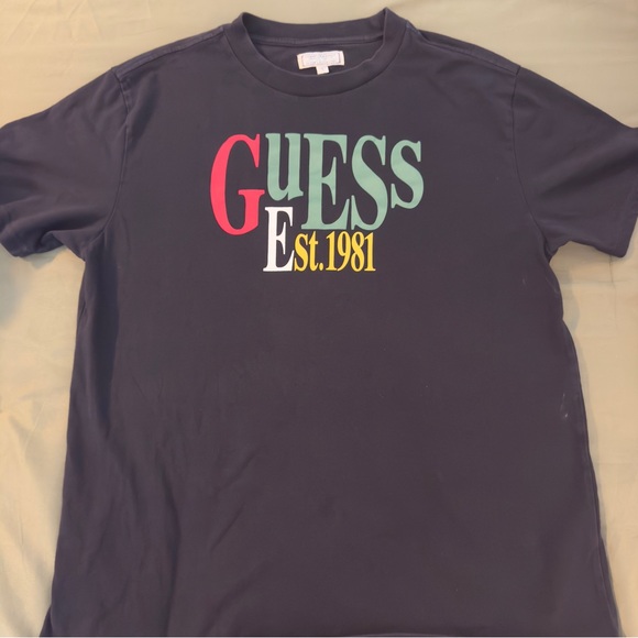 Guess Black Short Sleeve Tee - Picture 1 of 2